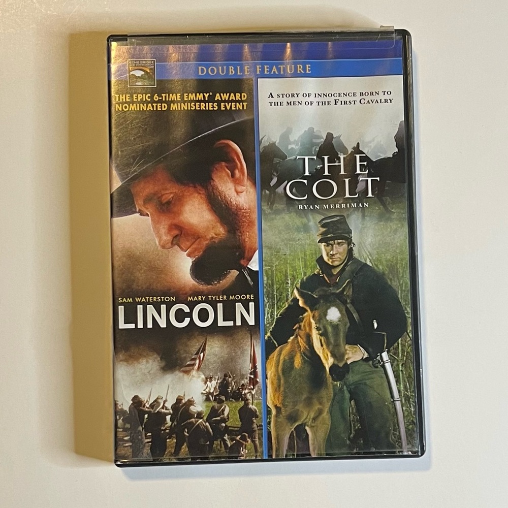DVD Double Feature Lincoln / The Colt movies
